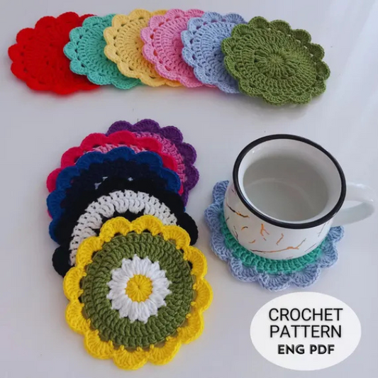 CROCHET COASTER PATTERN